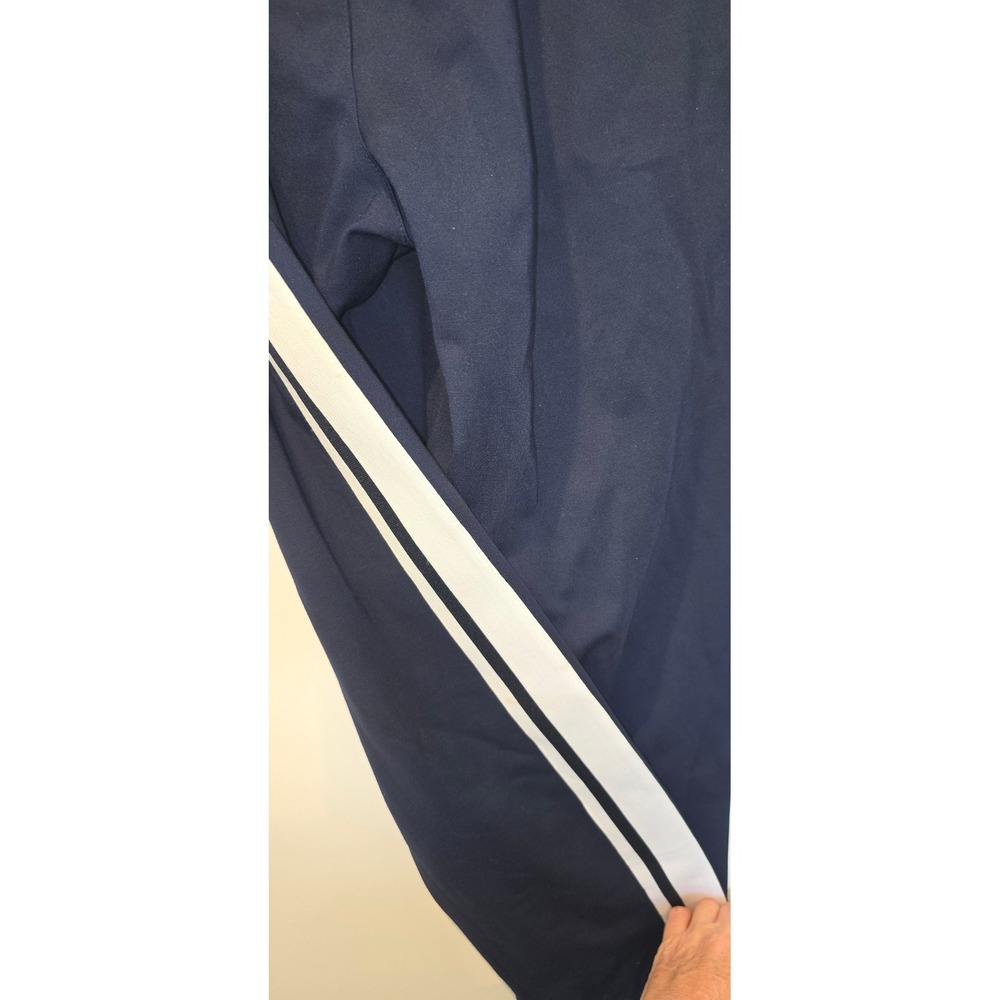 Wilson Sport Professionals Navy Blue Side Stripe Track‎ Pants Mens Size Medium - Picture 4 of 7